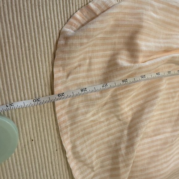 Isabel Maternity by Ingrid & Isabel Striped Cream Blouse Large - Picture 6 of 7